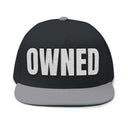 Hats One size / Black/Grey INTO: OWNED Embroidered Flat Bill Cap – Kink Hat for Submissives, Collared Partners & Power Exchange Devotees LEATHERDADDY BATOR
