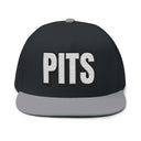 Hats One size / Black/Grey INTO: PITS Embroidered Flat Bill Cap – Kink Hat for Armpit Fetishists, Musk Lovers & Scent-Driven Play LEATHERDADDY BATOR