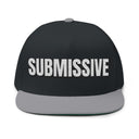 Hats One size / Black/Grey INTO: SUBMISSIVE Embroidered Flat Bill Cap – Kink Hat for Service-Oriented Individuals & Power Exchange Play LEATHERDADDY BATOR