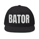 Hats One size / Black INTO: BATOR Embroidered Flat Bill Cap – Kink Hat for Edgers, Strokers & Masturbation Enthusiasts LEATHERDADDY BATOR