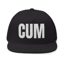 Hats One size / Black INTO: CUM Embroidered Flat Bill Cap – Kink Hat for Cum Lovers, Queer Fetish Fans & Filthy Minds LEATHERDADDY BATOR