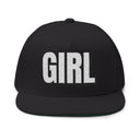 Hats One size / Black INTO: GIRL Embroidered Flat Bill Cap – Kink Hat for Submissive Femmes, Leather Girls & Powerfully Playful Babes LEATHERDADDY BATOR