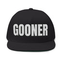Hats One size / Black INTO: GOONER Embroidered Flat Bill Cap – Kink Hat for Gooners, Edge Zombies & Mind-Melting Masturbation Addicts LEATHERDADDY BATOR