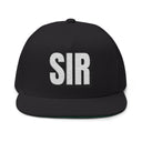 Hats One size / Black INTO: SIR Embroidered Flat Bill Cap – Kink Hat for Dominants, D-Types & Commanding Queer Presence LEATHERDADDY BATOR