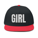 Hats One size / Black/Red INTO: GIRL Embroidered Flat Bill Cap – Kink Hat for Submissive Femmes, Leather Girls & Powerfully Playful Babes LEATHERDADDY BATOR