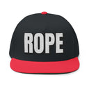 Hats One size / Black/Red INTO: ROPE Embroidered Flat Bill Cap – Kink Hat for Rope Tops, Rope Bottoms & Shibari Enthusiasts LEATHERDADDY BATOR
