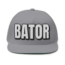 Hats One size / Grey INTO: BATOR Embroidered Flat Bill Cap – Kink Hat for Edgers, Strokers & Masturbation Enthusiasts LEATHERDADDY BATOR