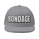 Hats One size / Grey INTO: BONDAGE Embroidered Flat Bill Cap – Kink Hat for Rope Lovers, Restraint Enthusiasts & Sensual Sadists LEATHERDADDY BATOR