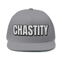 Hats One size / Grey INTO: CHASTITY Embroidered Flat Bill Cap – Kink Hat for Caged Subs, Keyholder Dynamics & Erotic Denial Enthusiasts LEATHERDADDY BATOR