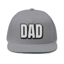 Hats One size / Grey INTO: DAD Embroidered Flat Bill Cap – Queer Hat for DILFs, Dominants & Big Dad Energy LEATHERDADDY BATOR