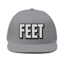 Hats One size / Grey INTO: FEET Embroidered Flat Bill Cap – Kink Hat for Foot Fetishists, Worshippers & Queer Sole Seekers LEATHERDADDY BATOR