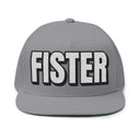Hats One size / Grey INTO: FISTER Embroidered Flat Bill Cap – Kink Hat for Experienced Tops, Queer Dominants & Deep Play Practitioners LEATHERDADDY BATOR