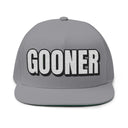 Hats One size / Grey INTO: GOONER Embroidered Flat Bill Cap – Kink Hat for Gooners, Edge Zombies & Mind-Melting Masturbation Addicts LEATHERDADDY BATOR