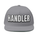 Hats One size / Grey INTO: HANDLER Embroidered Flat Bill Cap – Kink Hat for Pup Play Handlers, D-Types & Supportive Leaders LEATHERDADDY BATOR