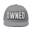Hats One size / Grey INTO: OWNED Embroidered Flat Bill Cap – Kink Hat for Submissives, Collared Partners & Power Exchange Devotees LEATHERDADDY BATOR