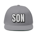 Hats One size / Grey INTO: SON Embroidered Flat Bill Cap – Queer Kink Hat for Roleplayers, Chosen Family Dynamics & Submissive Energy LEATHERDADDY BATOR