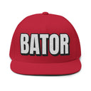 Hats One size / Red INTO: BATOR Embroidered Flat Bill Cap – Kink Hat for Edgers, Strokers & Masturbation Enthusiasts LEATHERDADDY BATOR