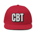 Hats One size / Red INTO: CBT Embroidered Flat Bill Cap – Kink Hat for Cock and Ball Torture Fans, Pain-Play Enthusiasts & Bold Fetish Expression LEATHERDADDY BATOR
