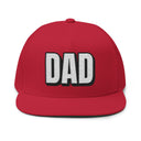 Hats One size / Red INTO: DAD Embroidered Flat Bill Cap – Queer Hat for DILFs, Dominants & Big Dad Energy LEATHERDADDY BATOR
