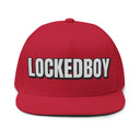 Hats One size / Red INTO: LOCKEDBOY Embroidered Flat Bill Cap – Chastity Kink Hat for Proud Subs LEATHERDADDY BATOR