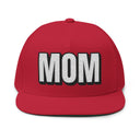 Hats One size / Red INTO: MOM Embroidered Flat Bill Cap – Queer Hat for Caretakers, Femmes & Matriarchal Energy LEATHERDADDY BATOR