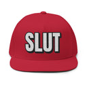 Hats One size / Red INTO: SLUT Embroidered Flat Bill Cap – Kink Hat for Pleasure-Seekers, Queer Exhibitionists & Proud Sluts LEATHERDADDY BATOR