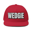 Hats One size / Red INTO: WEDGIE Embroidered Flat Bill Cap – Kink Hat for Wedgie Fetishists, Tease & Denial Players, and Naughty Brats LEATHERDADDY BATOR