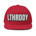 Hats One size / Red LTHRDDY Flat Bill Embroidered Cap LEATHERDADDY BATOR