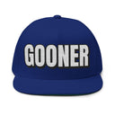 Hats One size / Royal INTO: GOONER Embroidered Flat Bill Cap – Kink Hat for Gooners, Edge Zombies & Mind-Melting Masturbation Addicts LEATHERDADDY BATOR
