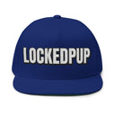 Hats One size / Royal INTO: LOCKEDPUP Embroidered Flat Bill Cap – Kink Hat for Chaste Pups, Obedient Subs & Playful Power Exchange LEATHERDADDY BATOR