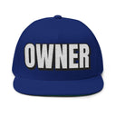 Hats One size / Royal INTO: OWNER Embroidered Flat Bill Cap – Kink Hat for Dominants, D-Types & Power Exchange Authority LEATHERDADDY BATOR
