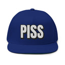 Hats One size / Royal INTO: PISS Embroidered Flat Bill Cap – Kink Hat for Watersports Fetishists. LEATHERDADDY BATOR