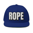 Hats One size / Royal INTO: ROPE Embroidered Flat Bill Cap – Kink Hat for Rope Tops, Rope Bottoms & Shibari Enthusiasts LEATHERDADDY BATOR