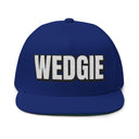 Hats One size / Royal INTO: WEDGIE Embroidered Flat Bill Cap – Kink Hat for Wedgie Fetishists, Tease & Denial Players, and Naughty Brats LEATHERDADDY BATOR