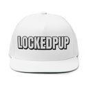 Hats One size / White INTO: LOCKEDPUP Embroidered Flat Bill Cap – Kink Hat for Chaste Pups, Obedient Subs & Playful Power Exchange LEATHERDADDY BATOR