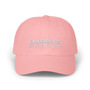 Hats Pink "Daddy's C*mRag" Embroidered Dad Cap (white text) LEATHERDADDY BATOR
