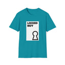 T-Shirt Tropical Blue / S LockedBoy OG - Lockedboy Athletics Chastity Tshirt LEATHERDADDY BATOR