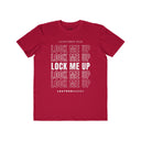 T-Shirt True Red / S Lock Me Up! Locktober Chastity Shirt | Lockedboy by LeatherDaddy LEATHERDADDY BATOR