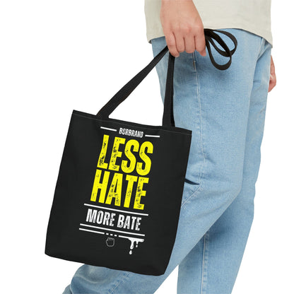 Bags Less Hate, More Bate Tote Bag - B8rBrand - LeatherDaddy Skin Co. LEATHERDADDY BATOR