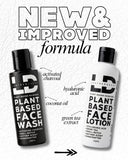 Bath & Body Gift Set Face Off Duo — Charcoal Face Wash + Hydrating Face Lotion | LeatherDaddy® LEATHERDADDY BATOR