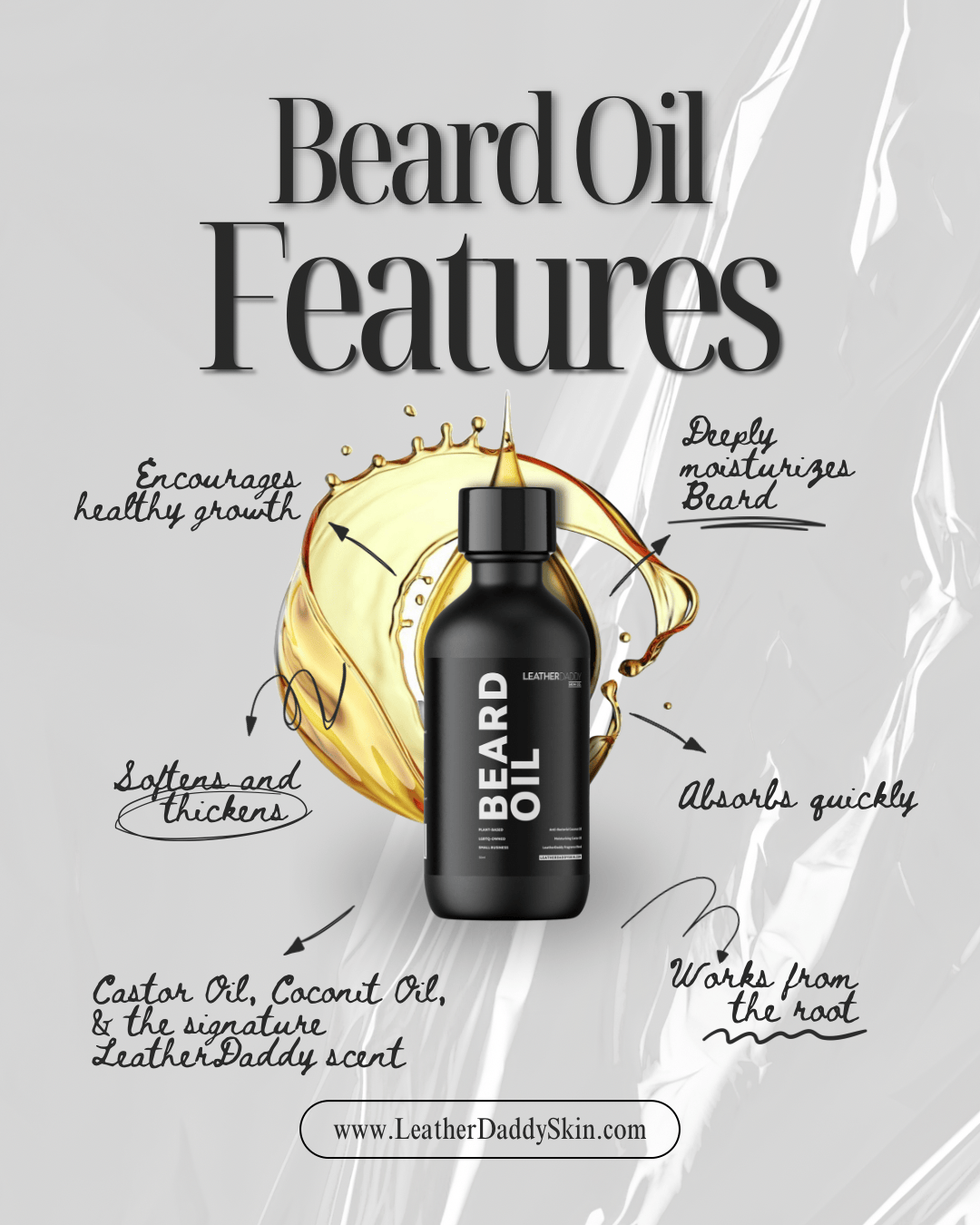 Beard Beard Oil - LeatherDaddy LEATHERDADDY BATOR