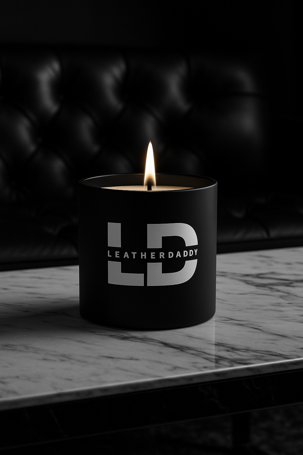 Hand-Poured Soy Wax Candle - Signature LeatherDaddy Fragrance LEATHERDADDY BATOR