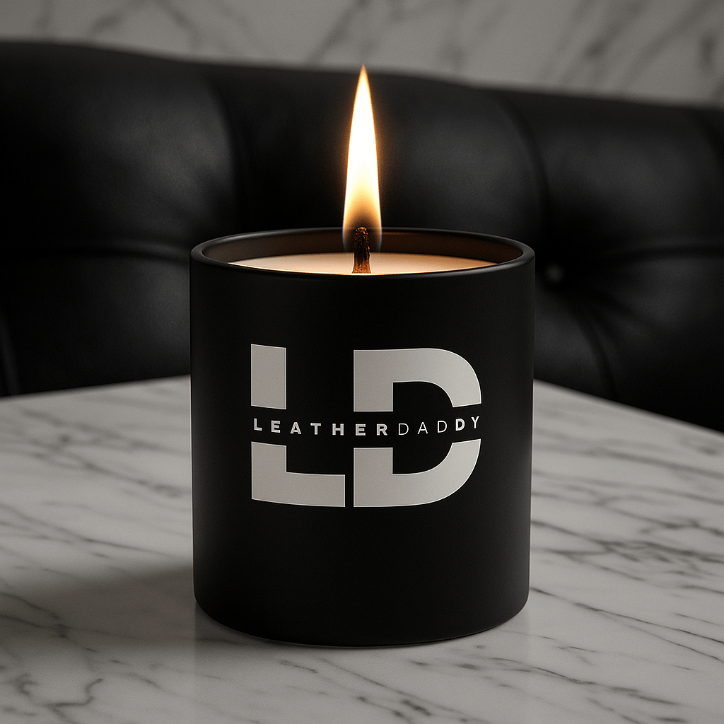 Hand-Poured Soy Wax Candle - Signature LeatherDaddy Fragrance LEATHERDADDY BATOR