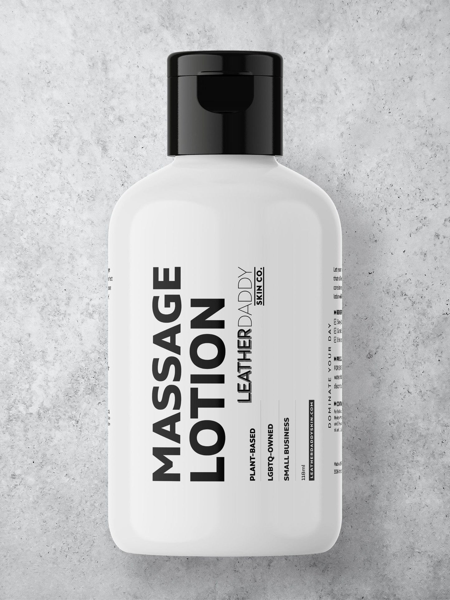 Massage Oil Massage LOTION- events LEATHERDADDY BATOR