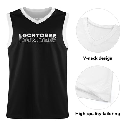 Locktober Varsity Basketball Jersey Tank Top LEATHERDADDY BATOR