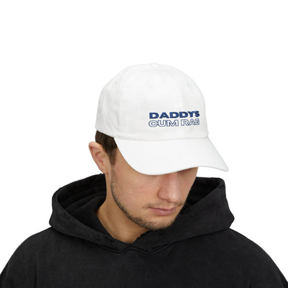 Hats "Daddy's C*mRag" Embroidered Dad Cap (Blue Text) LEATHERDADDY BATOR