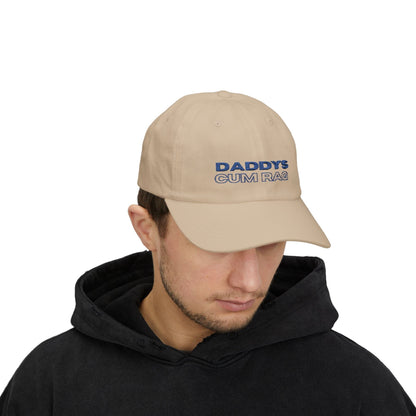 Hats "Daddy's C*mRag" Embroidered Dad Cap (Blue Text) LEATHERDADDY BATOR