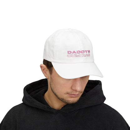 Hats "Daddy's C*mRag" Embroidered Dad Cap (Pink Text) LEATHERDADDY BATOR