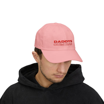 Hats "Daddy's C*mRag" Embroidered Dad Cap (Red Text) LEATHERDADDY BATOR