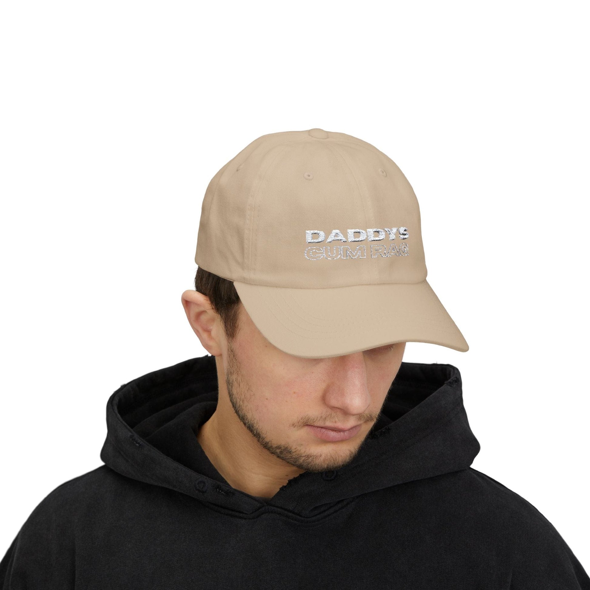 Hats "Daddy's C*mRag" Embroidered Dad Cap (white text) LEATHERDADDY BATOR